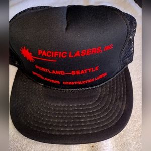 PACIFIC LASERS, INC vintage truckers hat